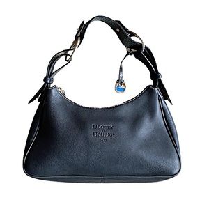 Dooney & Bourke 1975 Black Leather Hobo Bag
